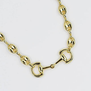 Treasure Jewels Gold Saddle Luxe Necklace