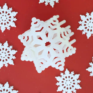 Teleties Glitter Snowflake Flat Hair Clip