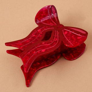 The Darling Effect Shape Up Claw Clip - Red Bow