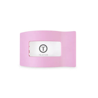 Teleties Flat Rectangle Hair Clip | Small | Merry Pinkmas