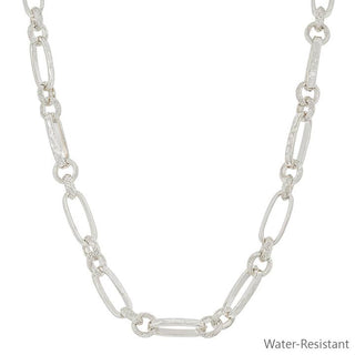Silver Chunky Chain 16"-18" Necklace
