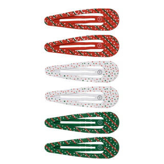 Teleties Holiday Confetti Hair Clips (6 ct)