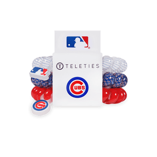 Teleties Chicago Cubs Large Hair Ties