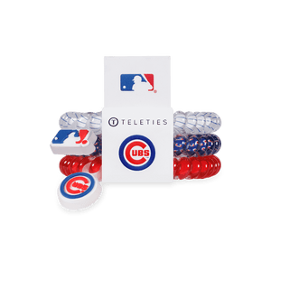 Teleties Chicago Cubs Small Hair Ties