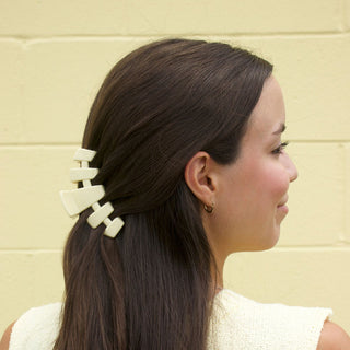 Teleties Classic Butter Yellow Medium Hair Clip