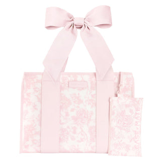Case-Mate Jelly Tote Bag - Ballet Pink Afternoon Rosé Bow