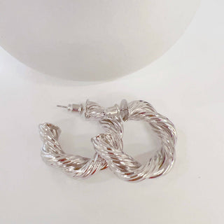 Treasure Jewels The Jennifer Hoop - Silver