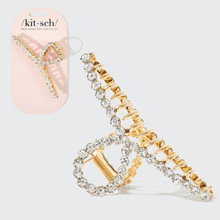 Gold/Rhinestone Hair Clip