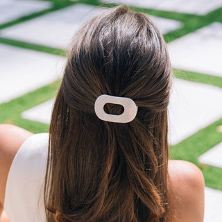 Teleties Almond Beige | Tiny | Flat Round Clip