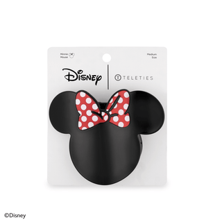 Teleties x Disney Minnie Mouse Shaped Medium Flat Hair Clip