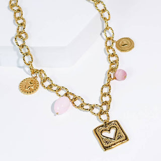 Treasure Jewels Sweetheart Charms Necklace