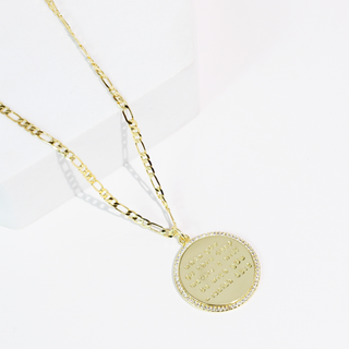 Treasure Jewels Isaiah 43:2 Gold Necklace