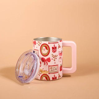 The Darling Effect 14 oz. Insulated Mug - Mistletoe Magic
