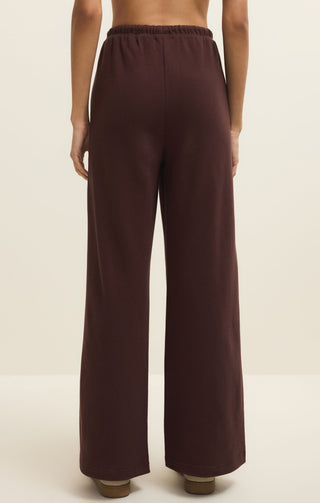 Z Supply Take All Sweatpant - Chocolate Cherry