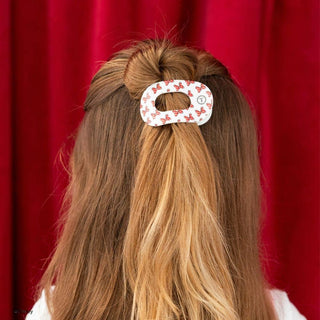 Teleties Flat Round Hair Clip | Tiny | Minnie Mouse Loves Her Bows!