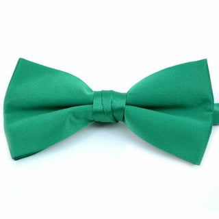 Men's Emerald Green Clip-On Bow Tie
