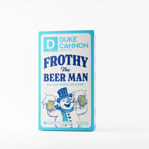 Duke Cannon Frothy the Beer Man Bar Soap