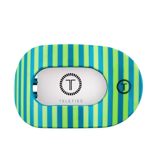 Teleties Cabana Cutie | Large | Flat Round Hair Clip