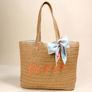 The Darling Effect Straw & Sun Tote – Beach