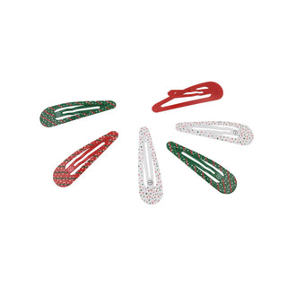 Teleties Holiday Confetti Hair Clips (6 ct)