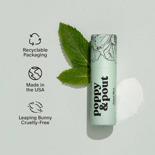 Poppy & Pout Lip Balm - Sweet Mint