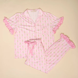 The Darling Effect Slumber Party Pajama Pants Set – Oh So Fancy Pink