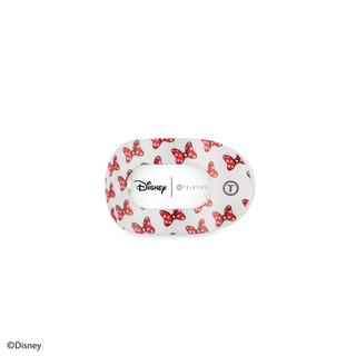 Teleties Flat Round Hair Clip | Tiny | Minnie Mouse Loves Her Bows!