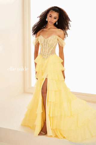 Ellie Wilde EW37018 - Canary Yellow Size 00