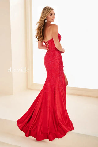 Ellie Wilde EW37063 - Red Size 10