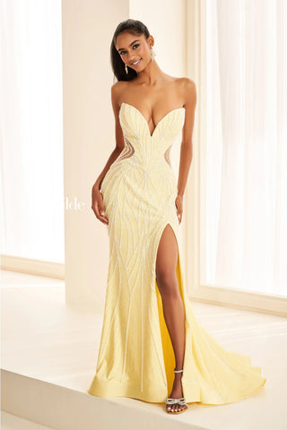 Ellie Wilde EW38017 - Light Yellow Size 8