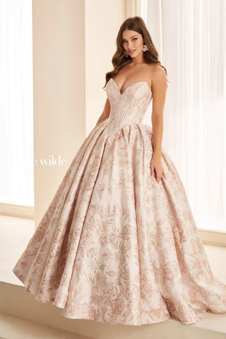 Ellie Wilde EW38042 - Blush/Light Gold Size 18
