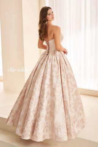 Ellie Wilde EW38042 - Blush/Light Gold Size 18
