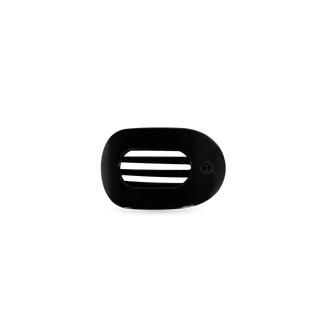 Teleties Jet Black | Tiny | Flat Round Clip