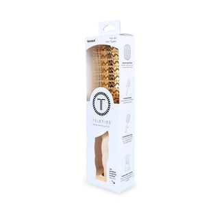 Teleties Vented Hair Brush -  Tan