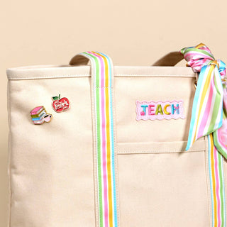 The Darling Effect Canvas Tote Bag – School's In Session
