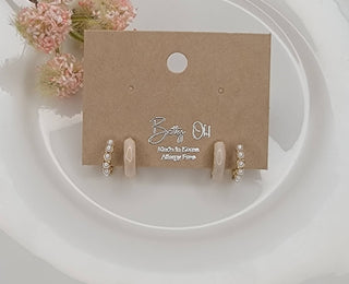 Small Double Layered Hoop Earrings