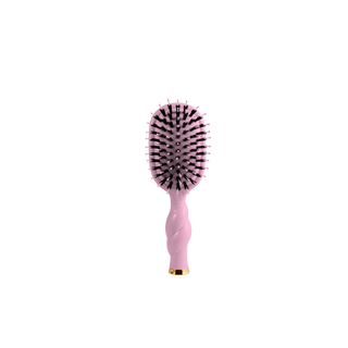 Teleties Mini Boar Bristle Brush | Bubblegum Pink