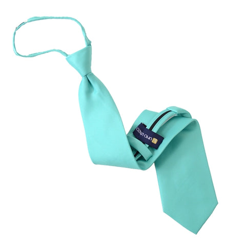 Men's Turquoise Zipper Tie