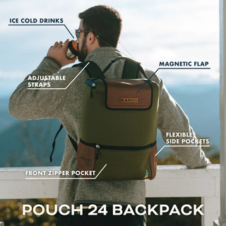 Kanga Coolers Woody Pouch 24 Backpack