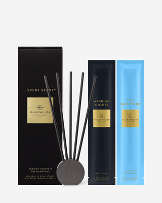 Glasshouse Fragrances Scent Scene Duo - The Hamptons & Arabian Nights