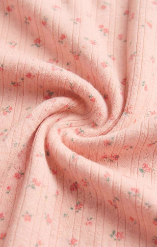 Z Supply Better Off Ditsy Long Sleeve Top - Rosewater