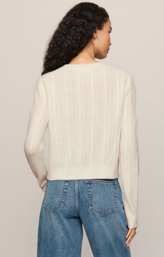 Z Supply Medina Cable Cardigan - Cloud