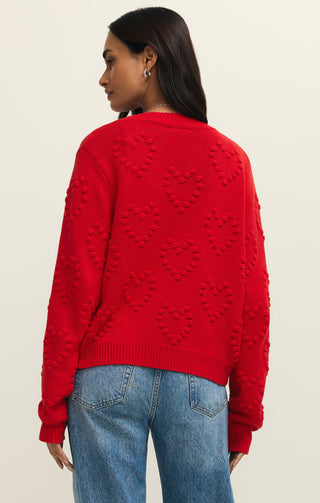 Z Supply All Yours Cardigan - Kiss Me Red