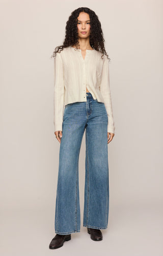 Z Supply Medina Cable Cardigan - Cloud