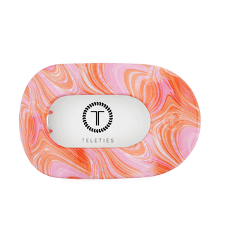 Teleties Just Keep Swimming Large Flat Round Hair Clip
