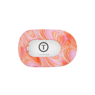 Just Keep Swimming Medium Flat Round Hair Clip