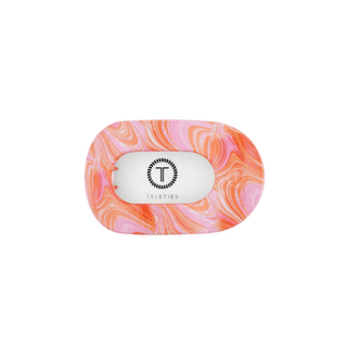 Teleties Just Keep Swimming Small Flat Round Hair Clip