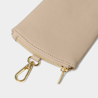 Katie Loxton Clip-On Sunglasses Case - Light Taupe