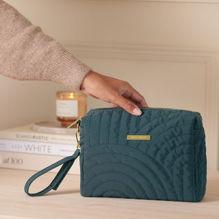 Katie Loxton Quilted Wristlet Organizer - Dusty Navy