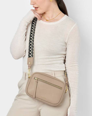 Katie Loxton Hallie Crossbody Bag - Light Taupe